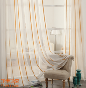 Linen white transparent Roman curtains